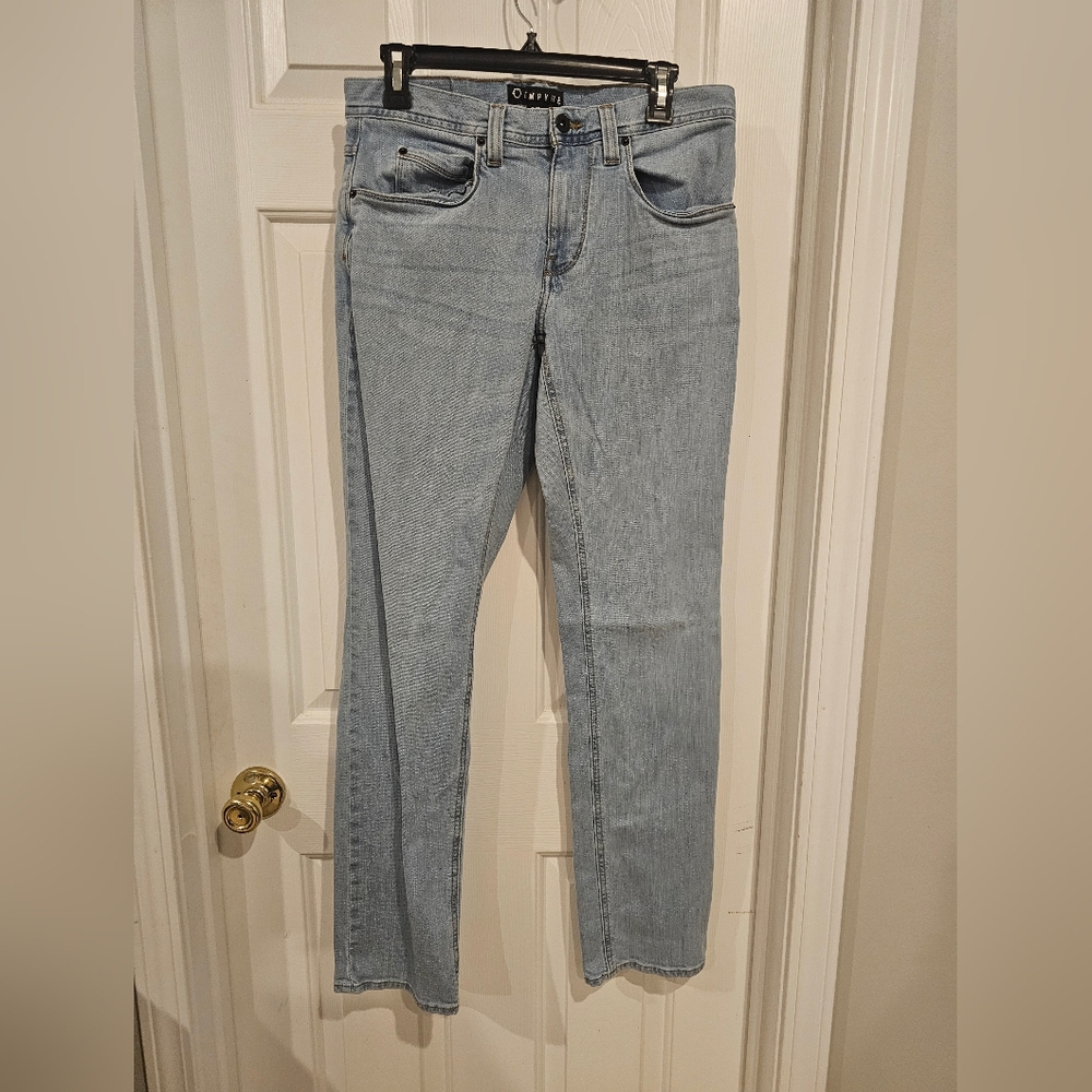 Empyre Light Blue Straight Leg Jeans